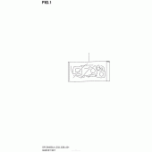 Схема узла: Ремкомплект прокладок двигателя для Suzuki DR-Z400 DR-Z400S