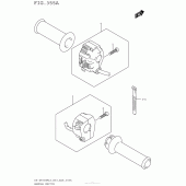 Схема вузла: Пульт управління рульовий для Suzuki DR-Z400 DR-Z400SM