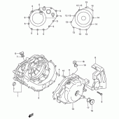 Схема вузла: Кришки картера для Suzuki SV650