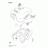 Схема узла: Топливный бак (Vzr1800L4 E28) для Suzuki VZR1800 Boulevard M109R