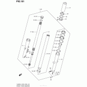 Схема узла: Вилка передней оси для Suzuki VL800 Boulevard C50T