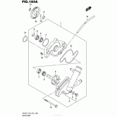Схема узла: Водяной насос для Suzuki SV650