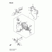 Схема узла: Дроссельная заслонка (Vl800cl1 e3) для Suzuki VL800 Boulevard C50T