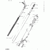Схема узла: Вилка передней оси для Suzuki GS1000