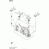 Схема узла: Throttle Body (Vl1500L4 E28) для Suzuki VL1500 Boulevard C90