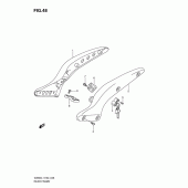 Схема узла: Кронштейн заднего крыла для Suzuki VZ800 Intruder M800/ Boulevard M50