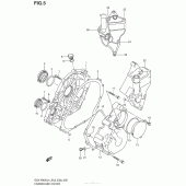 Схема узла: Крышки картера для Suzuki GSX-R600