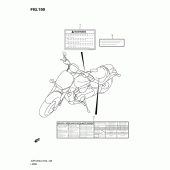 Схема вузла: Інформаційні наклейки (Vzr1800l2 e02) для Suzuki VZR1800 Intruder M1800R/ Boulevard M109R