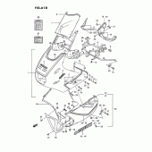 Схема узла: Облицовочные элементы (Model m 19a) для Suzuki GSX1100