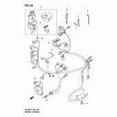 Схема узла: Электропроводка (Model k3/k4/k5/k6) для Suzuki GZ125 Marauder