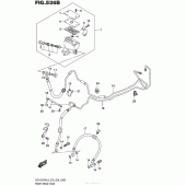 Схема вузла: Front Brake Hose (Gsx1300Ral5 E28) для Suzuki GSX1300 Hayabusa