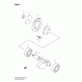 Схема узла: Балансировочный вал для Suzuki DR-Z400 DR-Z400SM