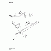 Схема вузла: Підставка для Suzuki DL1000 V-Strom