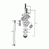 Схема вузла: Паливний кран Suzuki TS125