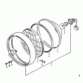 Схема узла: Фара для Suzuki TS125