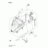 Схема узла: Фара для Suzuki GSX1250