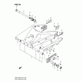 Схема узла: Задний рычаг подвески для Suzuki GSX-R1000