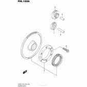 Схема вузла: Привід стартера Suzuki VL800 Boulevard C50T