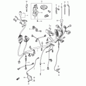 Схема вузла: Електропроводка (Model k3) для Suzuki DL1000 V-Strom