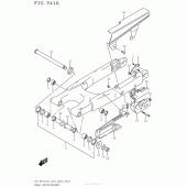 Схема узла: Задний рычаг (Маятник) для Suzuki DR-Z400 DR-Z400S
