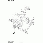 Схема вузла: Задній важіль (маятник) для Suzuki VL800 Boulevard C50T