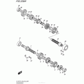 Схема вузла: Трансмісія для Suzuki VL1500 Boulevard C90T