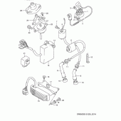 Схема вузла: Електроустаткування (Model r/s) для Suzuki DR650 DR650S