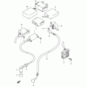 Схема вузла: Електроустаткування для Suzuki DR200 DR200SE