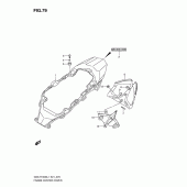 Схема вузла: Центральна панель для Suzuki GSX-R1000