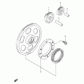 Схема вузла: Привід стартера Suzuki VS800 Intruder 800