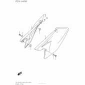 Схема узла: Боковые панели для Suzuki DR-Z125 DR-Z125