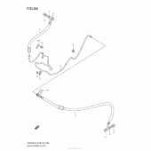 Схема узла: Задний тормозной шланг для Suzuki AN650 Burgman (EU analogue of SkyWave)