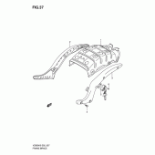 Схема вузла: Кронштейн заднього крила Suzuki VZ800 Intruder M800/ Boulevard M50