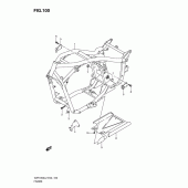 Схема вузла: Рама для Suzuki VZR1800 Intruder M1800R/Boulevard M109R