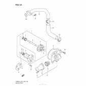 Схема узла: Водяной насос для Suzuki VZ800 Boulevard M50