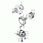 Схема узла: Масляный насос для Suzuki DR650 DR650S