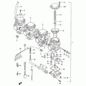 Схема узла: Карбюратор для Suzuki GSX750