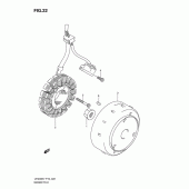 Схема узла: Статор & Ротор для Suzuki UH200 Burgman