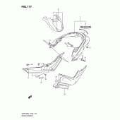Схема вузла: Заднє крило (Vzr1800zl1 e19) ​​для Suzuki VZR1800 Intruder M1800R/ Boulevard M109R
