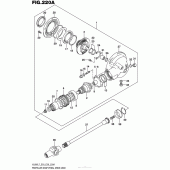 Схема вузла: Редуктор & Карданний вал Suzuki VL800 Boulevard C50