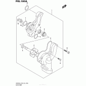 Схема вузла: Водяний насос для Suzuki AN400 Burgman (EU analogue of SkyWave)