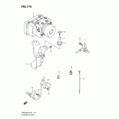Схема узла: Блок ABS (Gsr750auel2 e21) для Suzuki GSR750