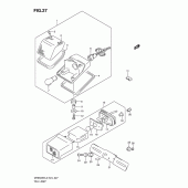 Схема узла: Задний фонарь (Стоп-сигнал) для Suzuki DR650 DR650SE