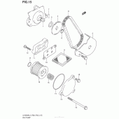 Схема вузла: Масляний насос для Suzuki UH200 Burgman