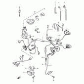 Схема вузла: Електропроводка (Model k3) для Suzuki GSX750 Katana