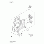 Схема вузла: Фара (Gs500fk4/k5/k6 p24) для Suzuki GS500