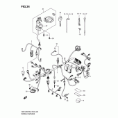 Схема вузла: Електропроводка для Suzuki GSX1250