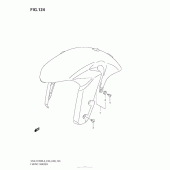 Схема узла: Переднее крыло (Gsx-R1000L3 E33) для Suzuki GSX-R1000