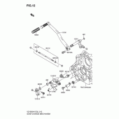 Схема вузла: Перемикач передач для Suzuki VZ1600 Marauder M1600