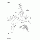 Схема вузла: Заднє крило Suzuki DR-Z400 DR-Z400SM